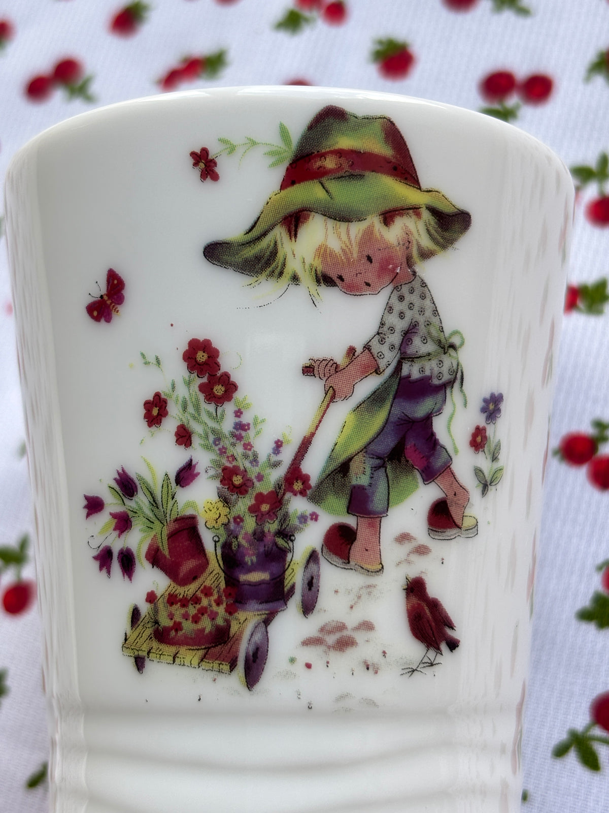 Gobelet en Porcelaine Petit Jardinier