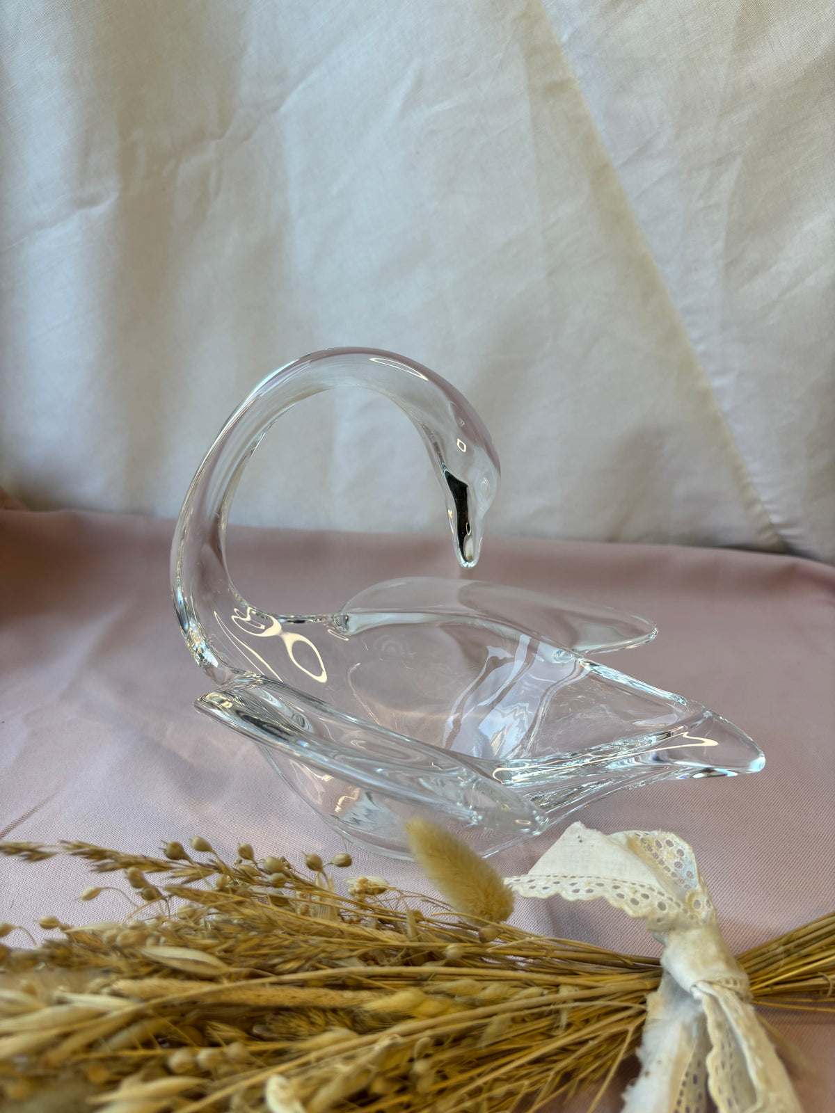 Cygne en Cristal de Vannes, années 1960