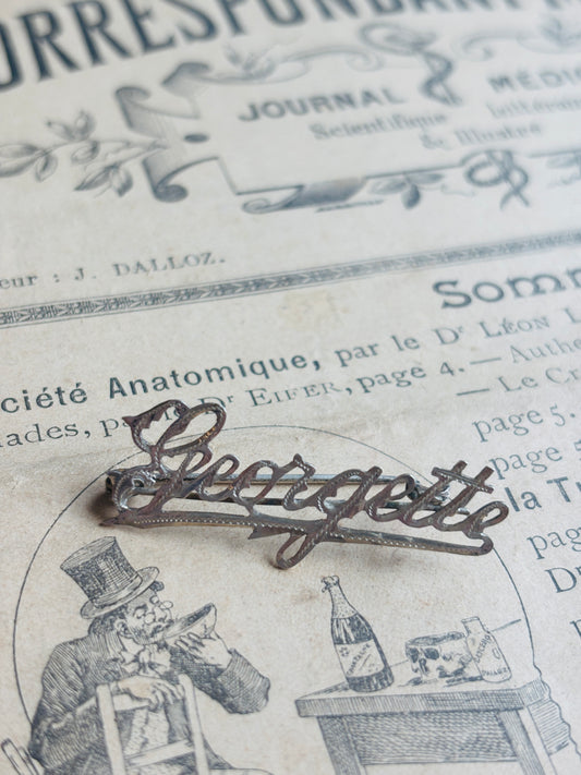 Broche 1900 Georgette