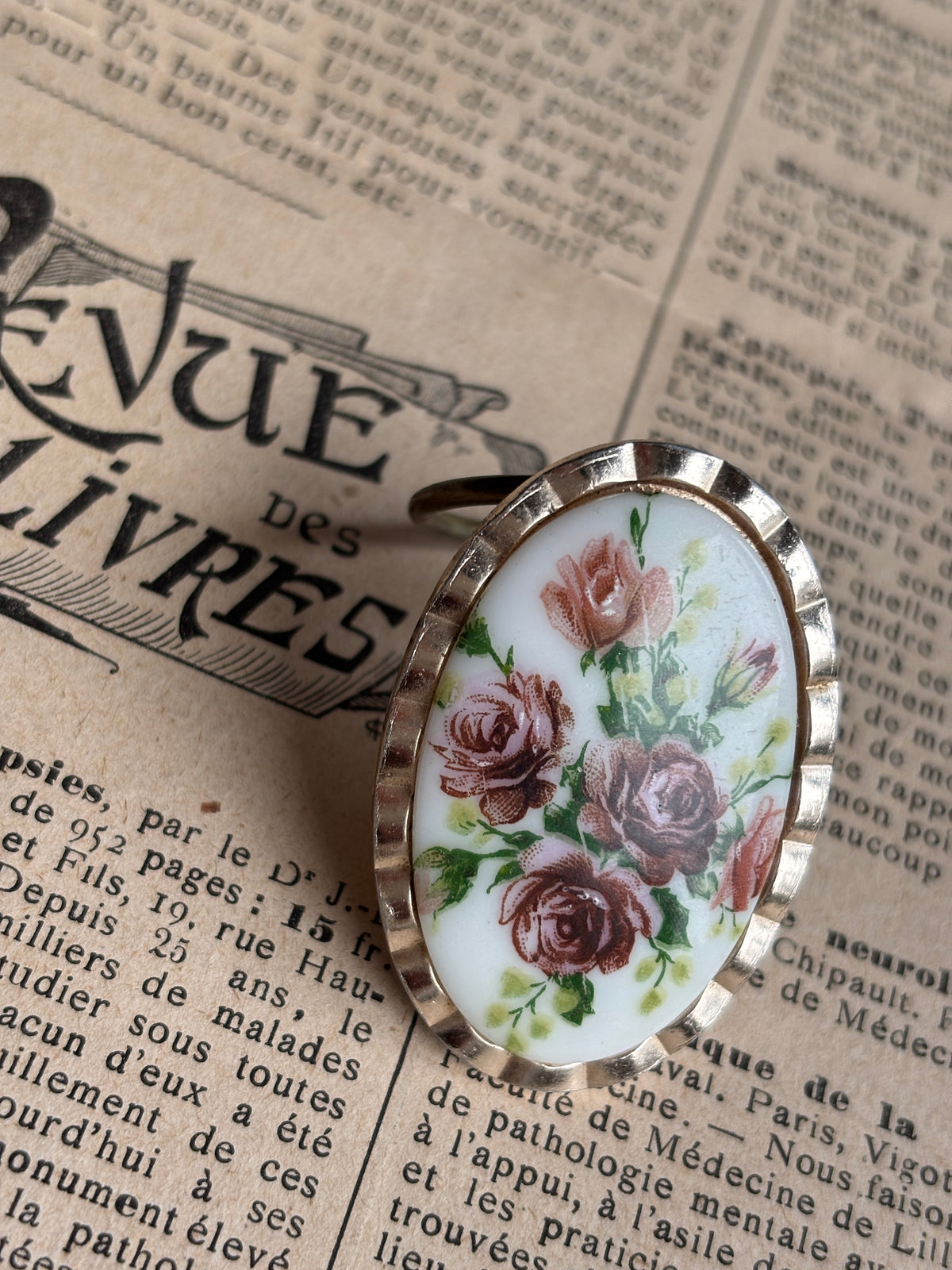 Clip à foulard Bouquet de Roses