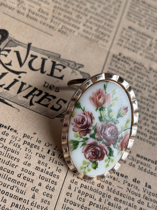 Clip à foulard Bouquet de Roses
