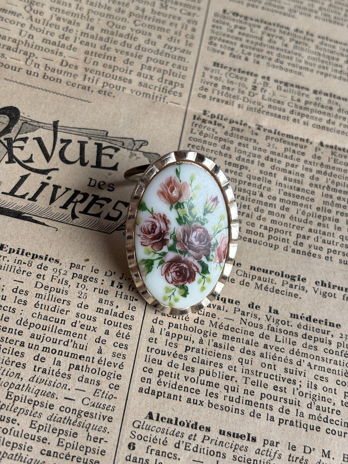 Clip à foulard Bouquet de Roses