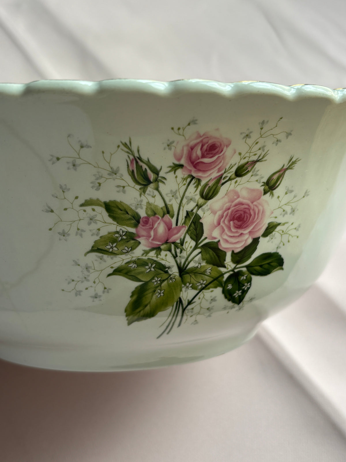 Saladier Vintage Roses Tendres