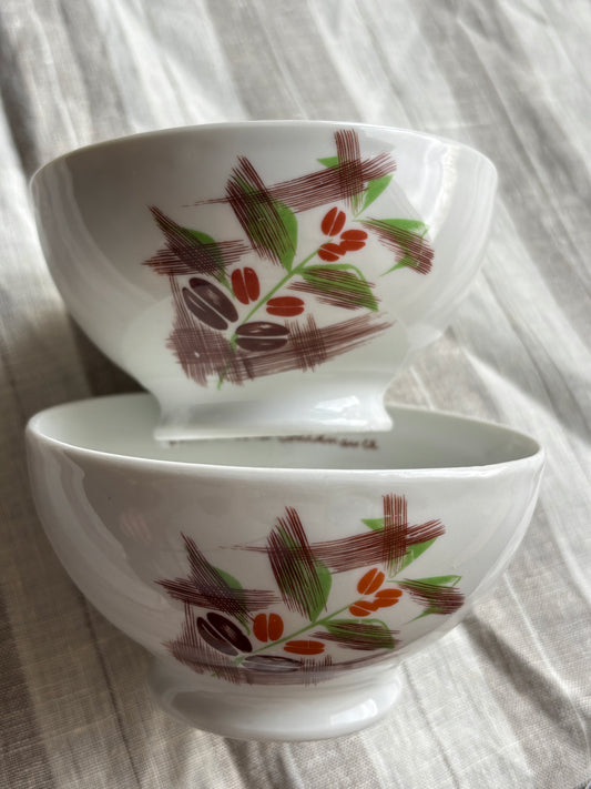 Duo de petits bols Grains de Café