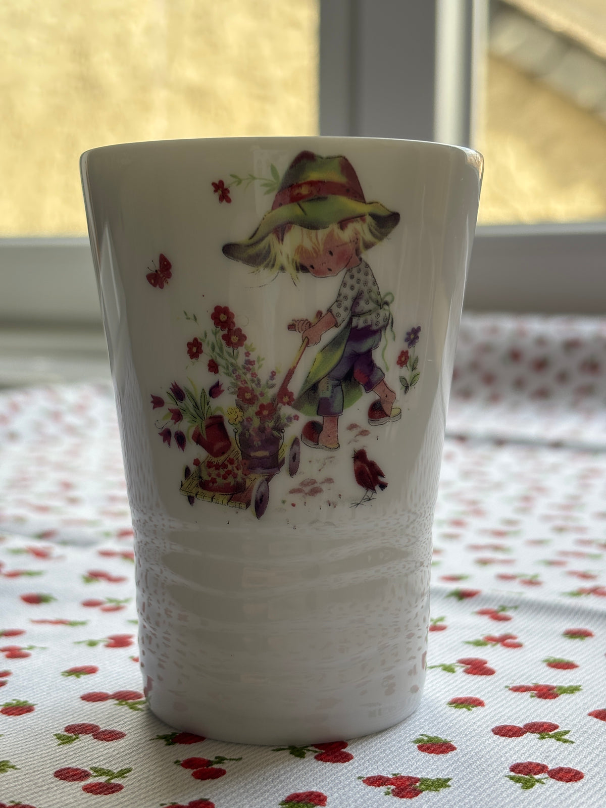 Gobelet en Porcelaine Petit Jardinier