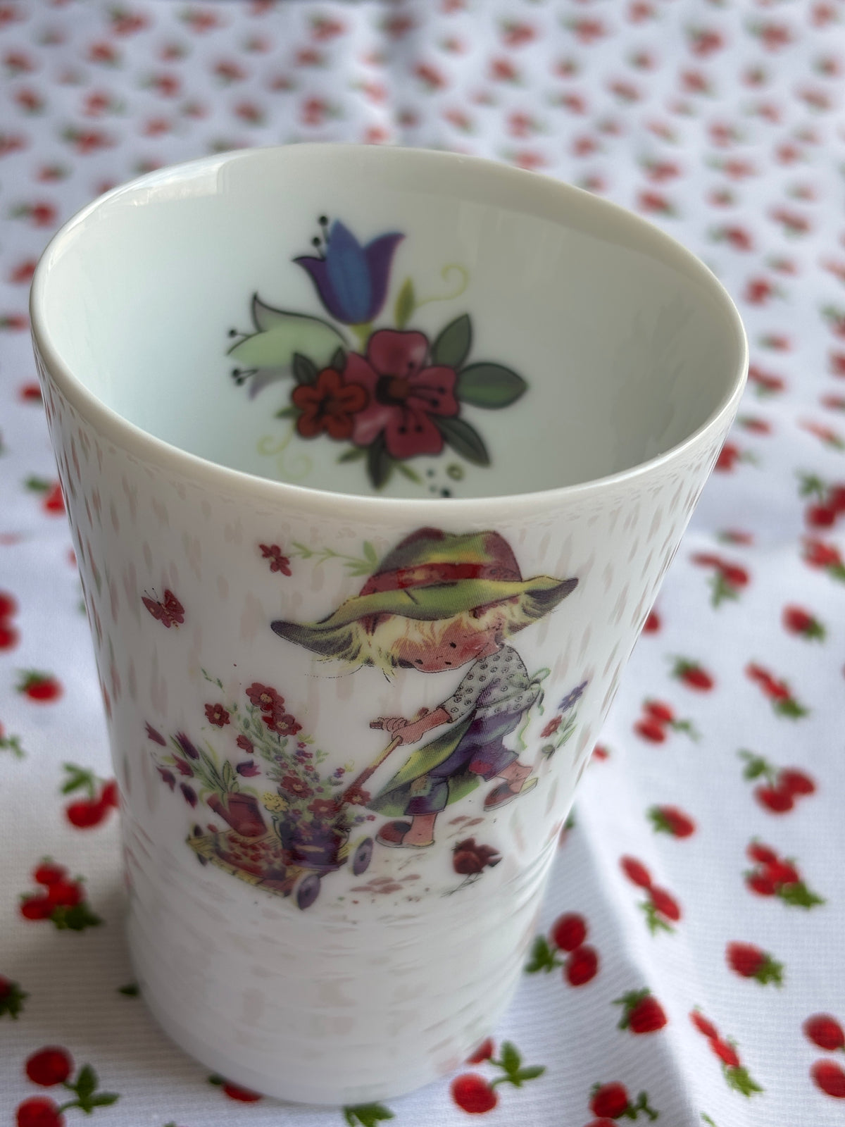 Gobelet en Porcelaine Petit Jardinier