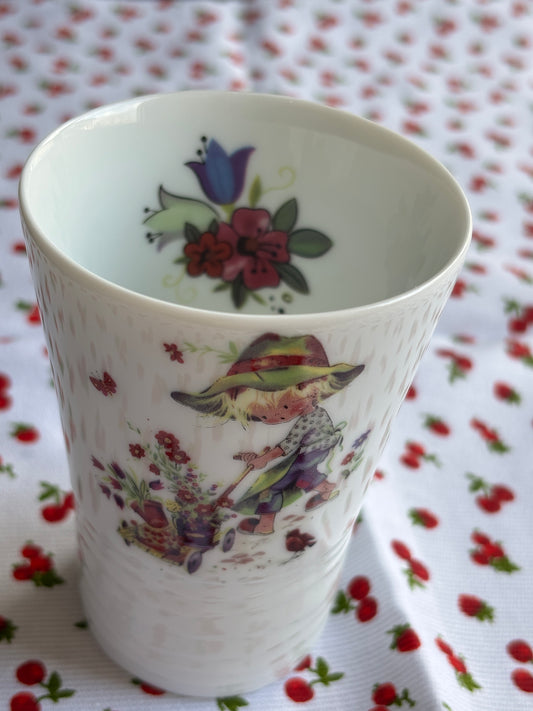 Gobelet en Porcelaine Petit Jardinier